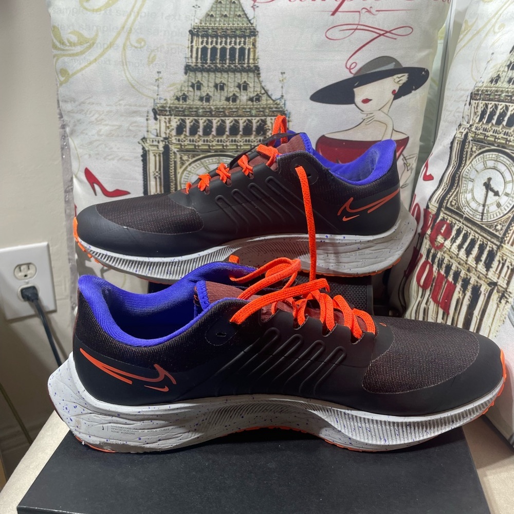 Nike Men's Air Zoom Pegasus 38 Shield Water‎ Repellent Running Shoe 11 - Picture 8 of 16